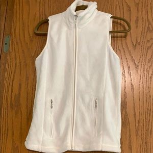 White Fleece Vest